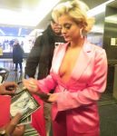 Bebe Rexha Sexy Braless Boobs