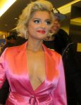 Bebe Rexha Sexy Braless Boobs