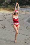 Blanca Blanco Sexy Christmas Photoshoot