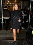 Candice Swanepoel Sexy Legs In Mini Skirt