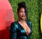 Cassie Ventura Sexy Big Cleavage