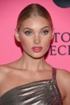 Elsa Hosk Sexy Silver Dress