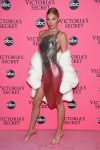 Elsa Hosk Sexy Silver Dress