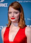 Emma Stone Hot In Red