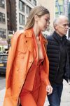Gigi Hadid Braless Cleavage
