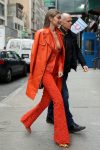 Gigi Hadid Braless Cleavage