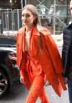 Gigi Hadid Braless Cleavage