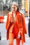 Gigi Hadid Braless Cleavage