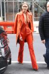 Gigi Hadid Braless Cleavage