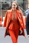 Gigi Hadid Braless Cleavage