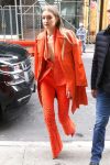 Gigi Hadid Braless Cleavage