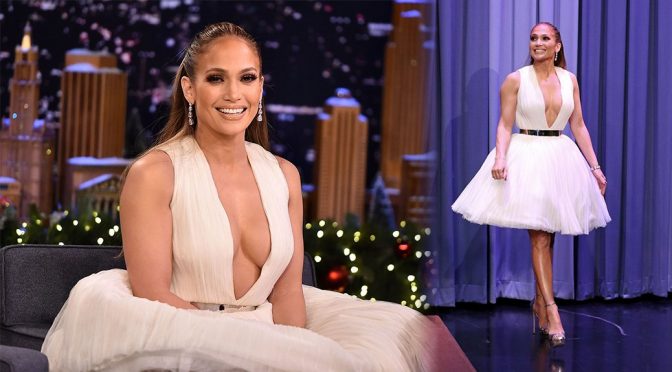 Jennifer Lopez on “The Tonight Show Starring Jimmy Fallon” in New York
