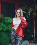 Joanna Jojo Levesque Sexy White Top