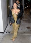 Karrueche Tran Sexy Sheer Dress