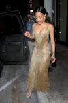 Karrueche Tran Sexy Sheer Dress
