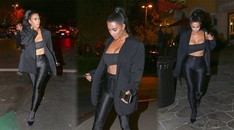 Kim Kardashian – Sexy Candids at Sugarfish in Calabasas