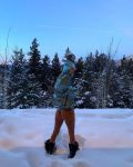 Kourtney Kardashian Bikini On Snow