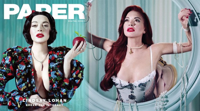 Lindsay Lohan – Paper Magazine “Break the Internet” Photoshoot (December 2018)