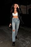 Madison Beer Sexy White Bra