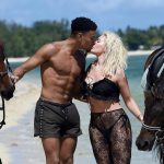 Megan Barton Hanson Sexy Black Thong Bikini