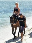 Megan Barton Hanson Sexy Black Thong Bikini
