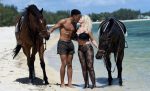 Megan Barton Hanson Sexy Black Thong Bikini