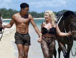 Megan Barton Hanson Sexy Black Thong Bikini