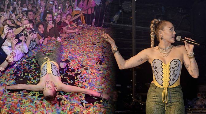 Miley Cyrus Performs Live at G-A-Y NightClub in London