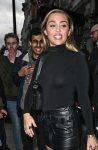 Miley Cyrus Sexy Braless Boobs