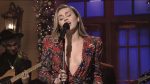 Miley Cyrus Sexy Braless On Stage