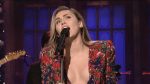 Miley Cyrus Sexy Braless On Stage