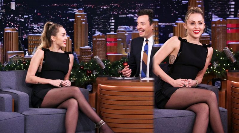 Miley Cyrus on “Tonight Show Starring Jimmy Fallon” in Los Angeles