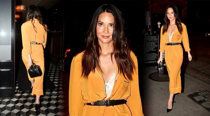 Olivia Munn at Craig’s in West Hollywood