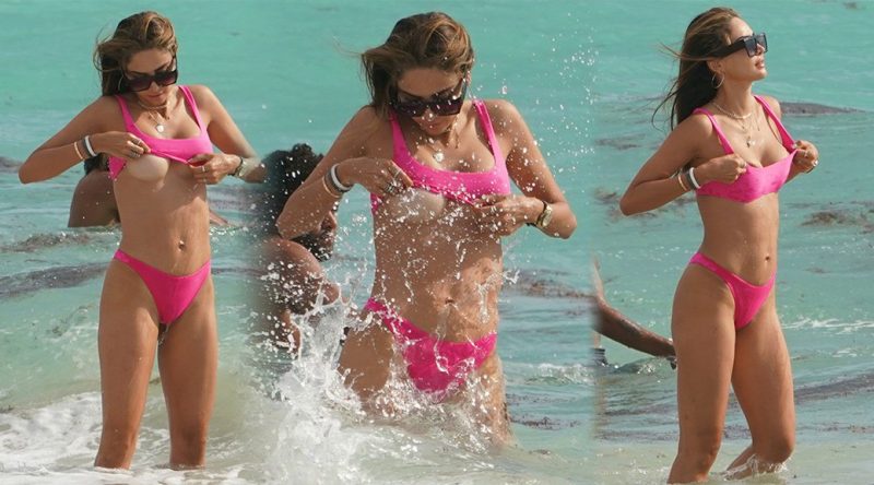 Patricia Contreras – Bikini Candids in Miami