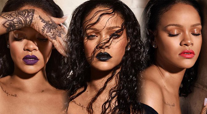 Rihanna – Fenty Beauty Mattemoiselle 2018 Photoshoot