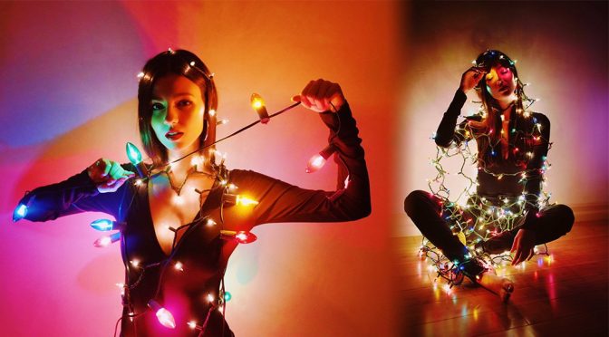 Victoria Justice – Holiday Lights Photoshoot