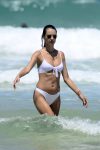 Alessandra Ambrosio Sexy White Bikini