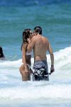 Alessandra Ambrosio Sexy White Bikini