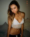 Alexis Ren Hot In Lace Top