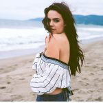 Bailee Madison At A Beach