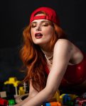 Belal Thorne Hot In Red