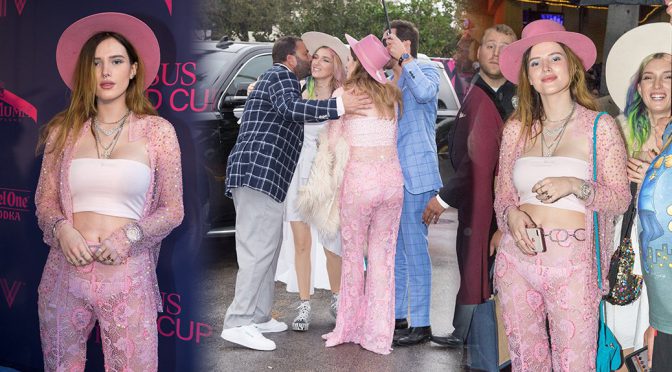 Bella Thorene Sexy See Through Pants