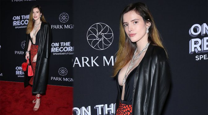 Bella Thorne – On The Record Speakeasy & Club Grand Opening in Las Vegas