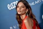 Emily Ratajkowski Sexy In Red Dress