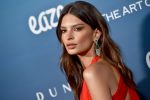 Emily Ratajkowski Sexy In Red Dress