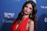 Emily Ratajkowski Sexy In Red Dress