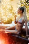 Heidi Montag posing sexy in a bikini