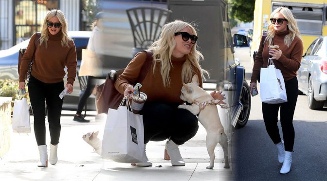 Hilary Duff – Candids at Joan’s on Third in Studio City