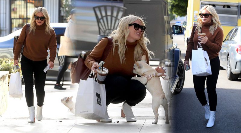 Hilary Duff – Candids at Joan’s on Third in Studio City