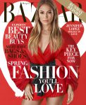 Jennifer Lopez on cover of Harpers Bazaar magazine